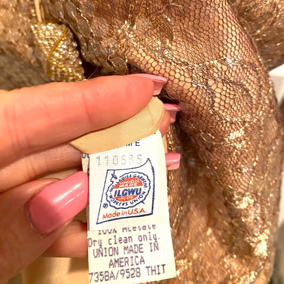 Karen Laurence by Matthew lace w/sequin Jacket 6 - Picture 3 of 4